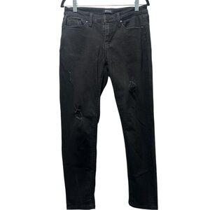 Buffalo Black Distressed Skinny Jeans | Size 4/27